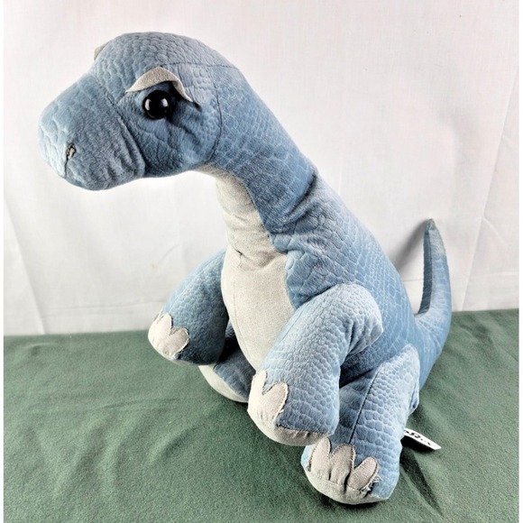 Toys R Us Brontosaurus Dinosaur Plush Stuffed Animal Toy 2013 Large Vintage